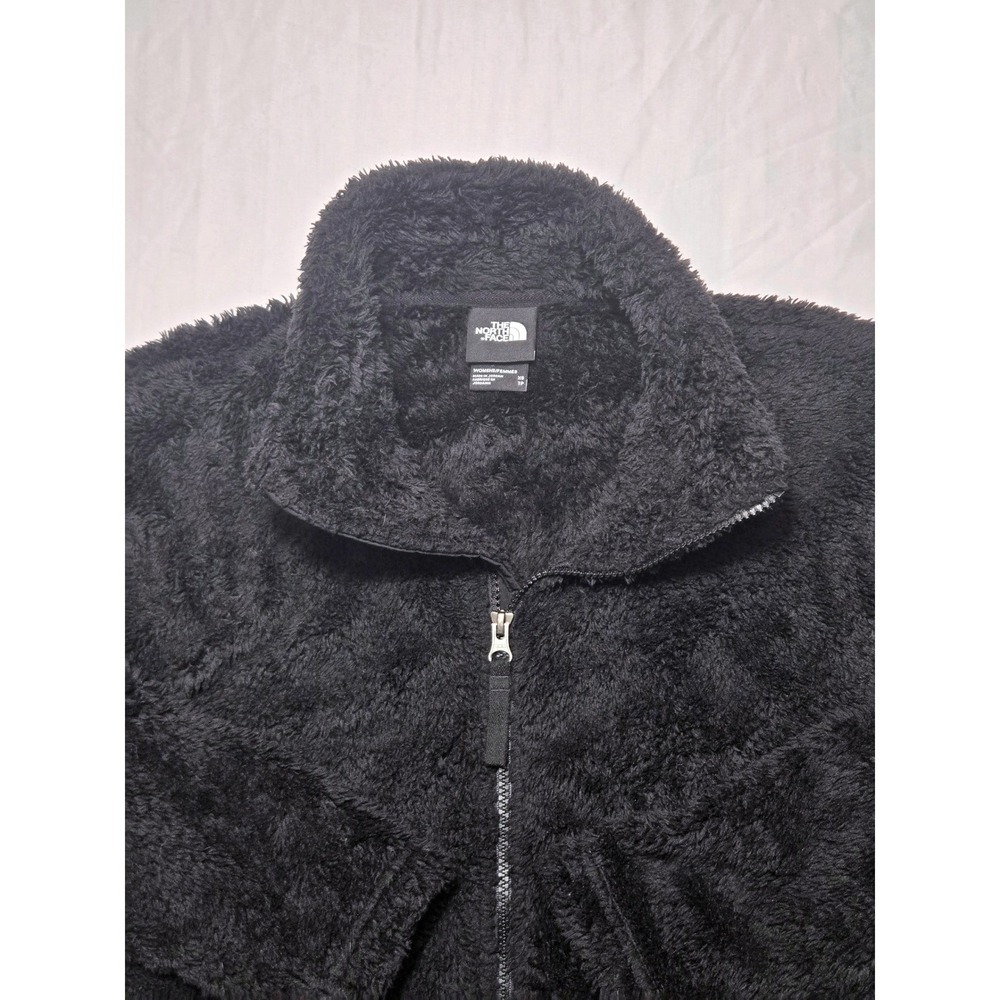 The North Face Womens XS Fleece Jacket Black Zip Up Casual Outerwear